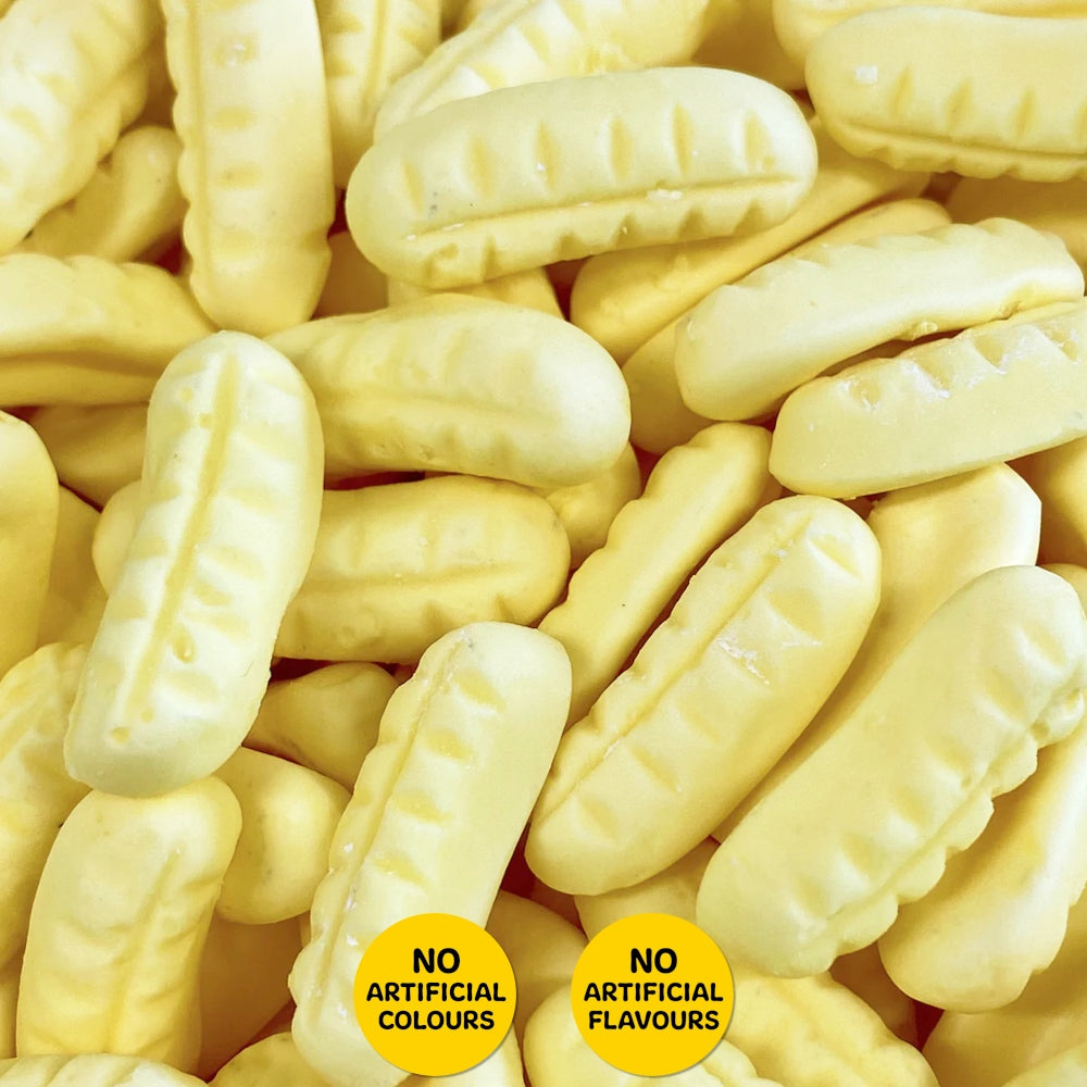Mini Foam Bananas Sweet Bag - 100gms