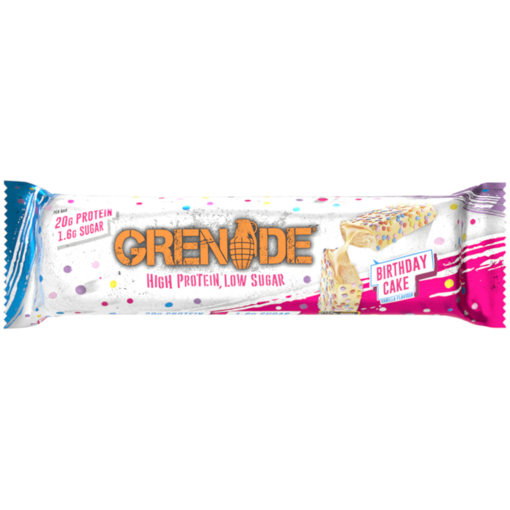 Grenade Birthday Cake Protein Bar