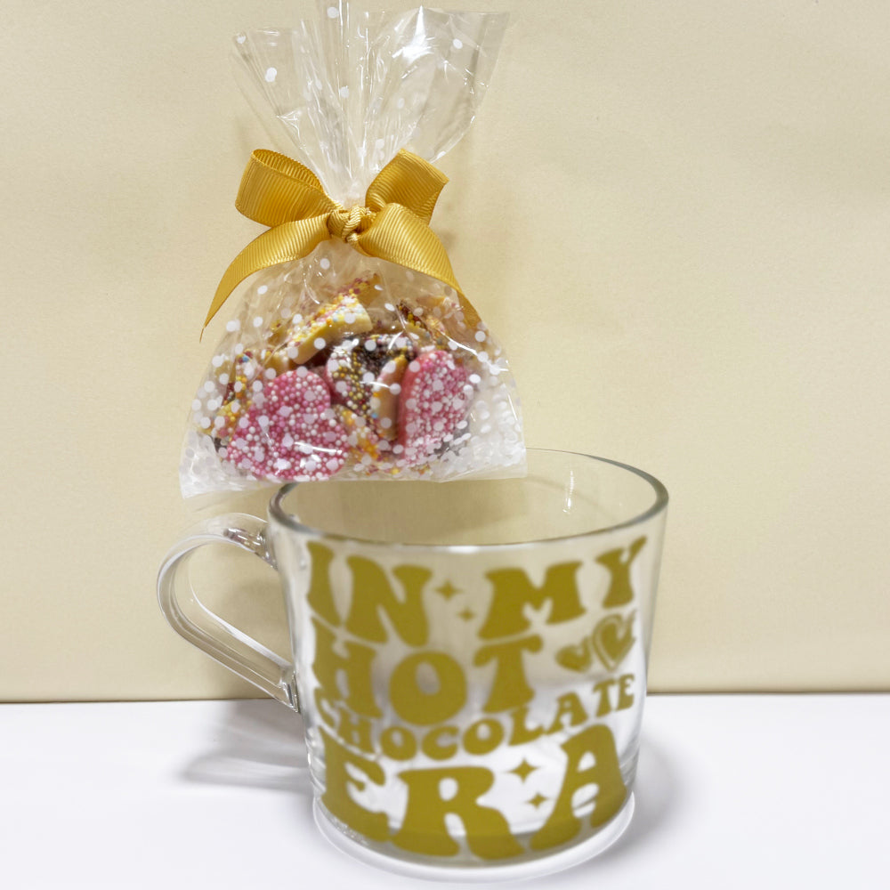 In My Hot Chocolate Era Coffee Mug with Vinyl Decal