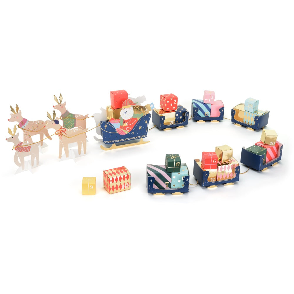 Santa's Sled Advent calendar