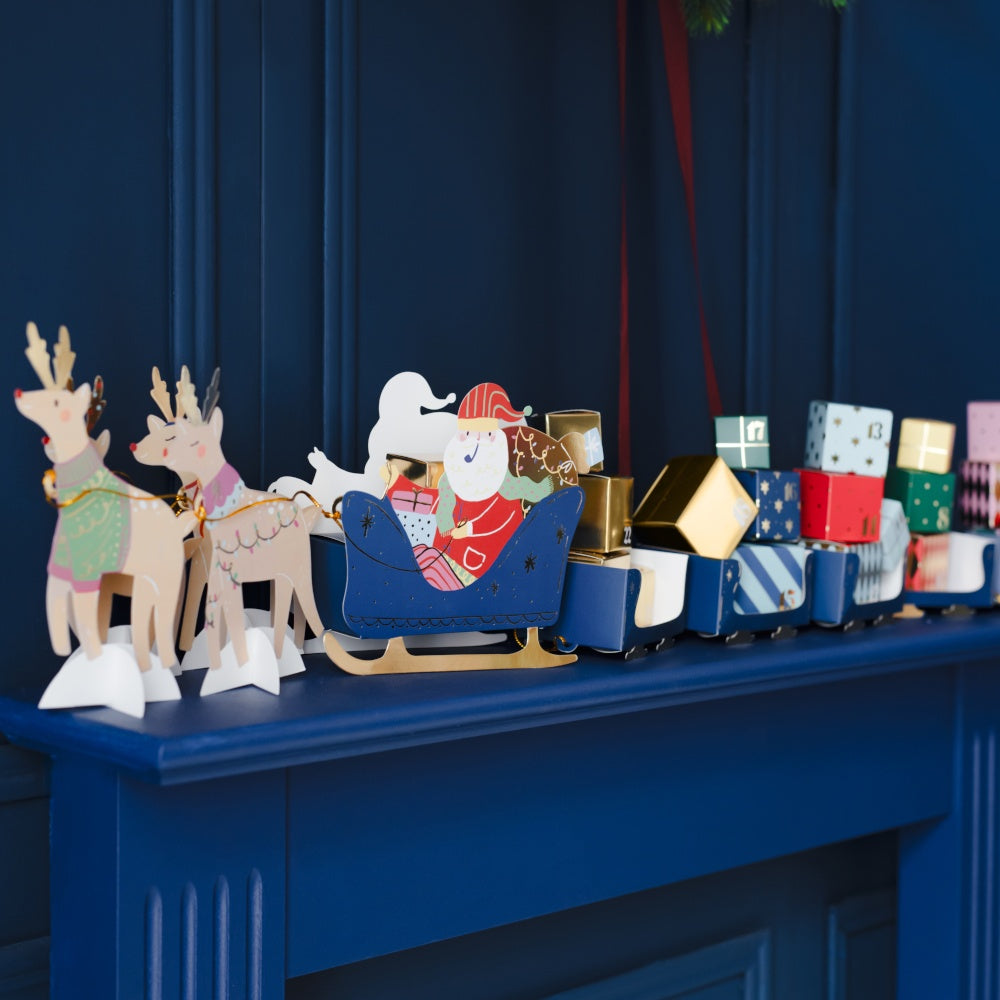 Santa's Sled Advent calendar