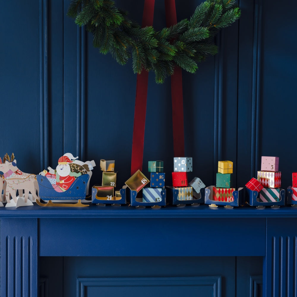 Santa's Sled Advent calendar