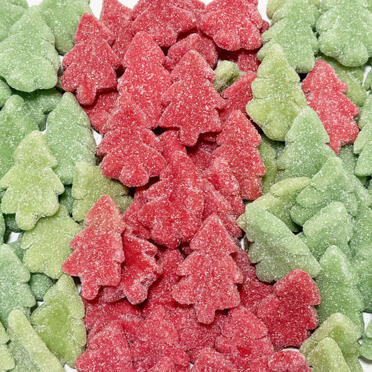 Strawberry and Apple Christmas Trees Candy