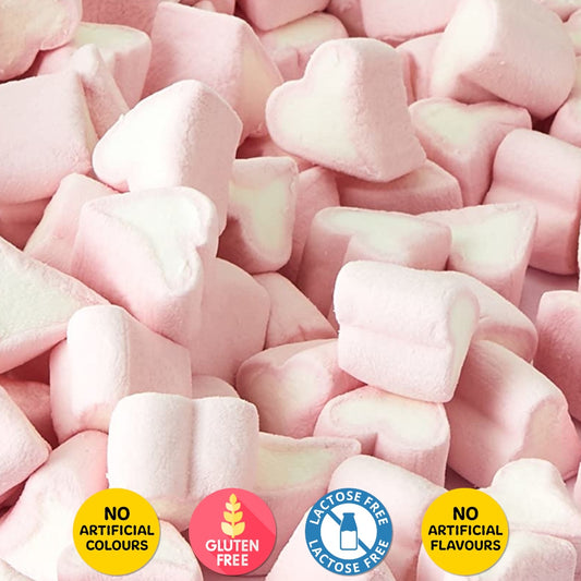 Mini Heart Marshmallows