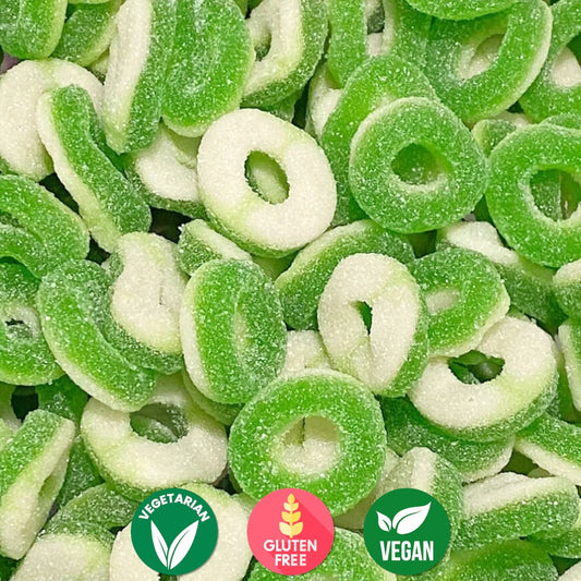 Kingsway Vegan Apple Rings Sweet Bag - 100gms