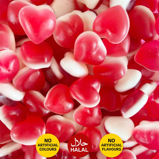 Kingsway Gummy Hearts Sweet Bag - 100gms