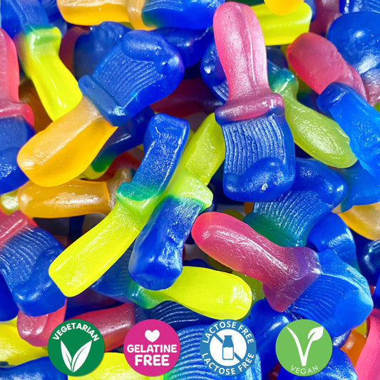 Vegan Tongue Painter Brushes Candy