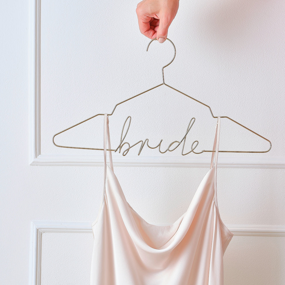 Gold Metal Bride Hanger