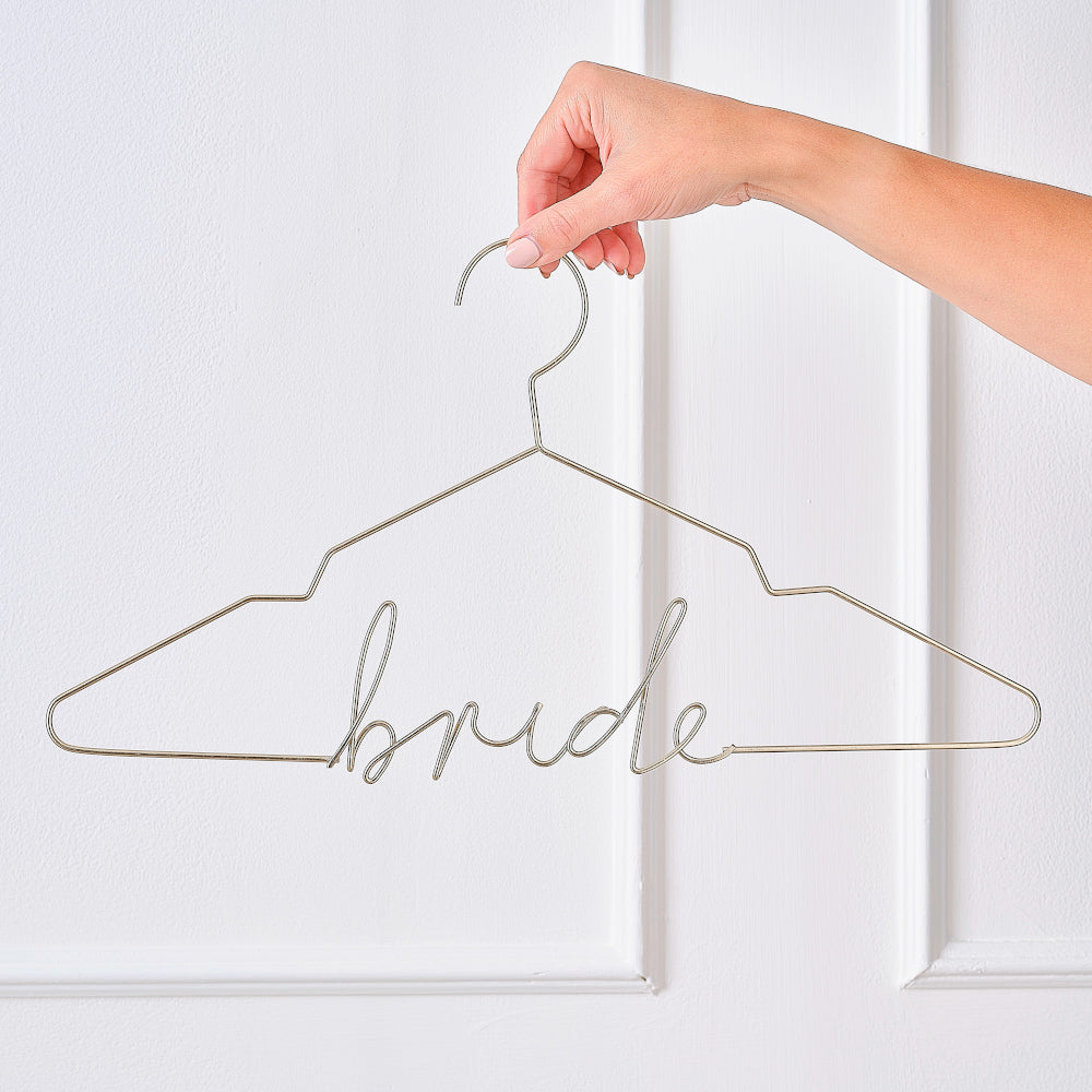 Gold Metal Bride Hanger