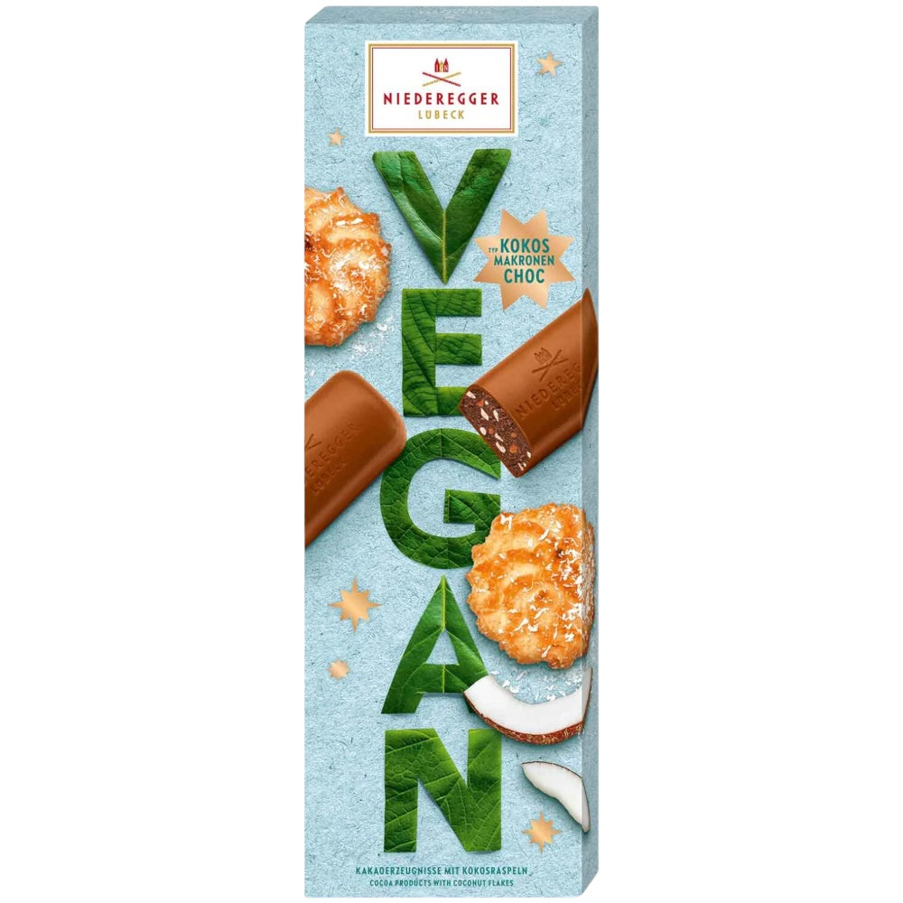 Niederegger Mini Vegan Coconut Macaroon Chocolates - 100gm Box