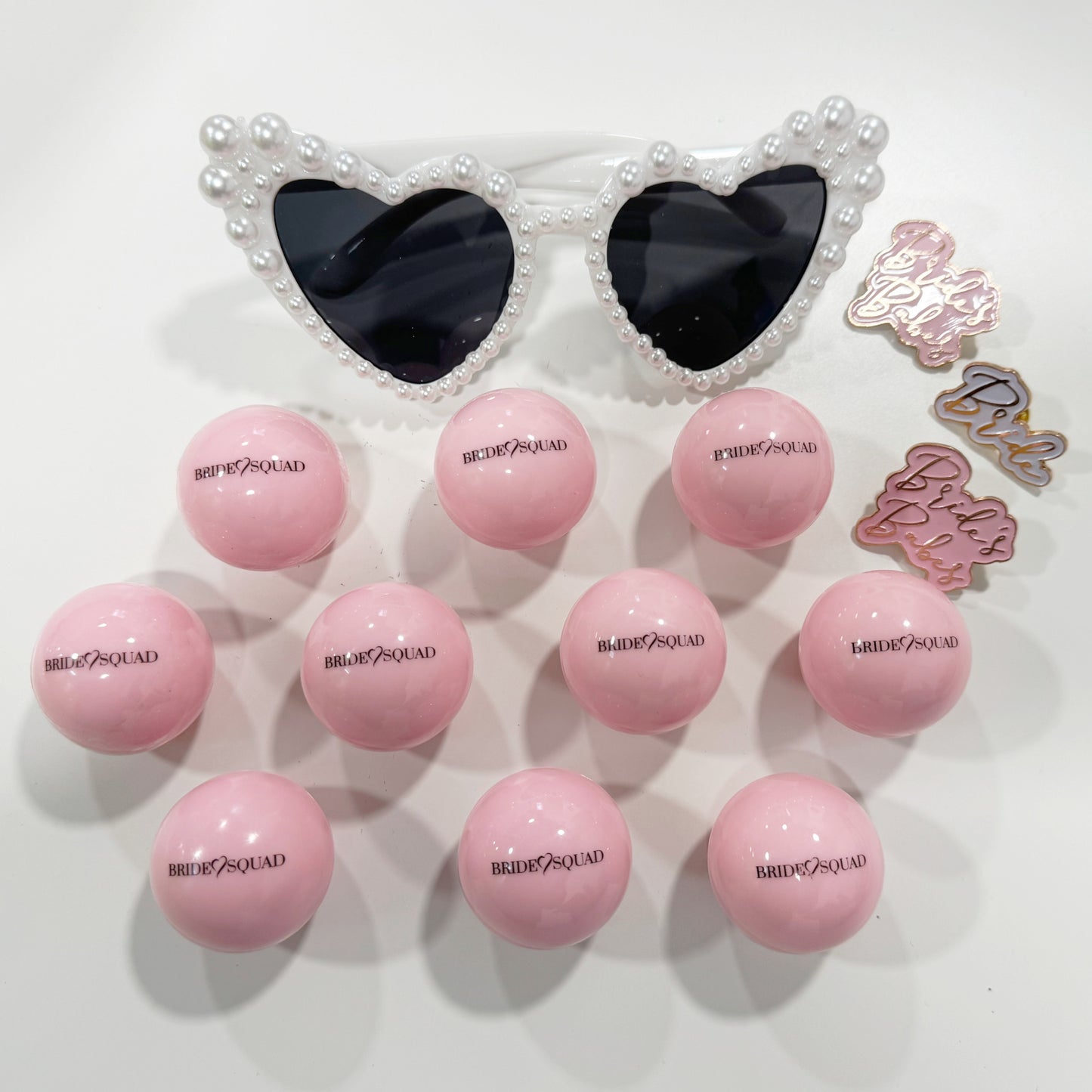 Light Pink Scented Bride Squad Lip Balm