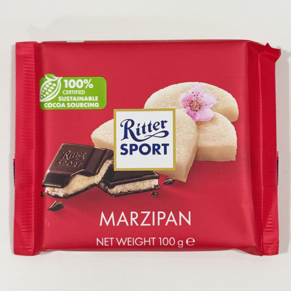 Ritter Sport Marzipan Chocolate Bar 100gm