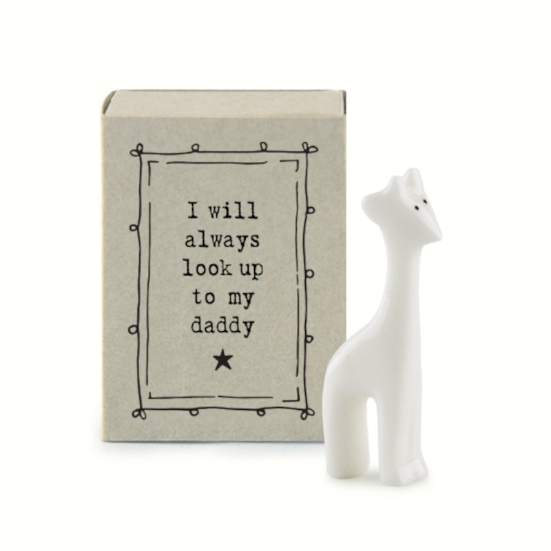 Matchbox Dad Giraffe Figurine