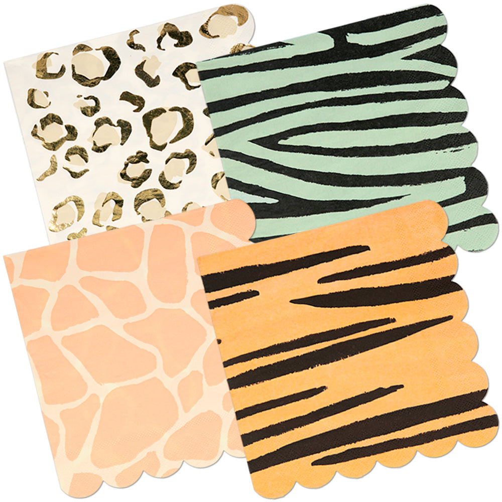 Safari Animals Party Decorations and Tableware