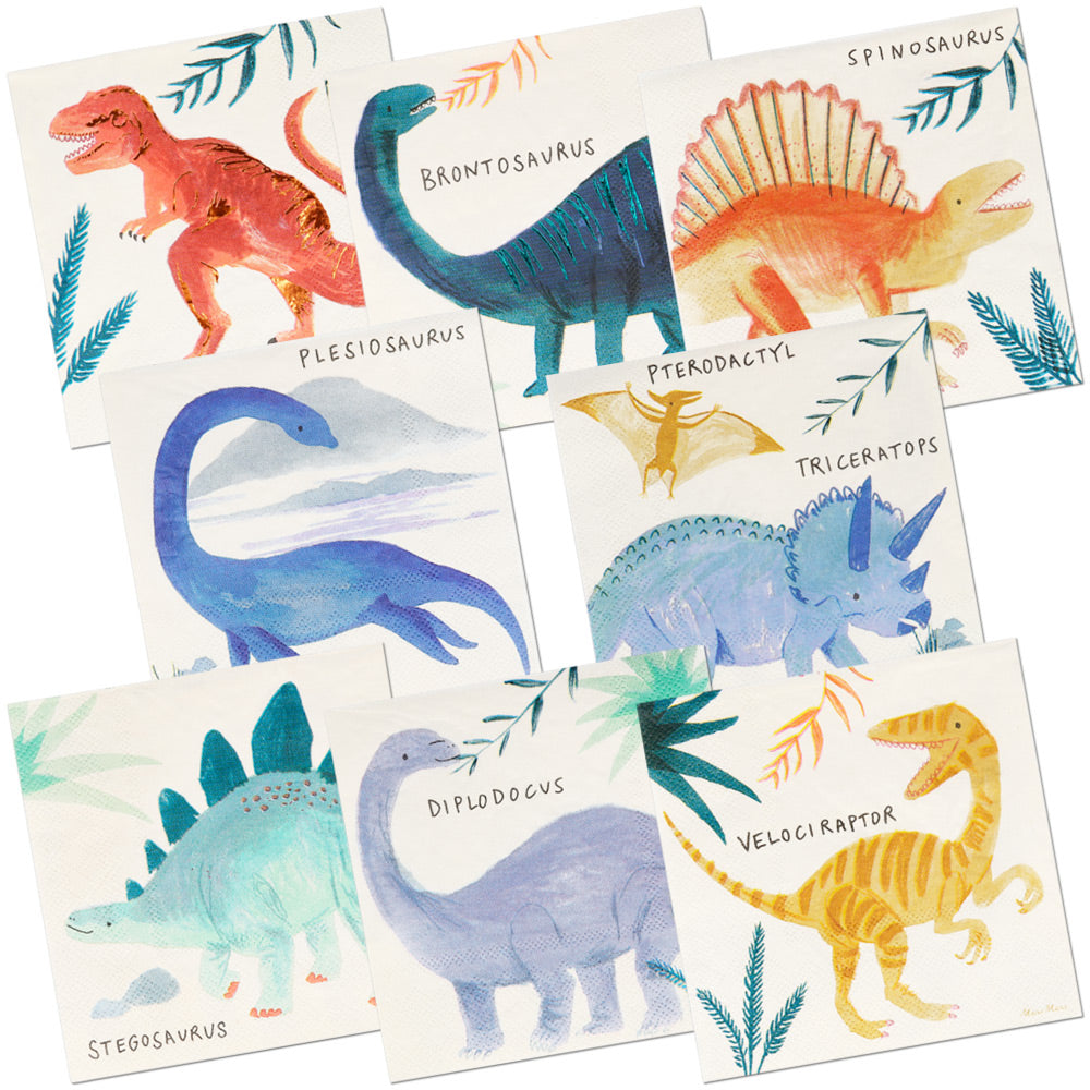 Dinosaur Kingdom Small Napkins