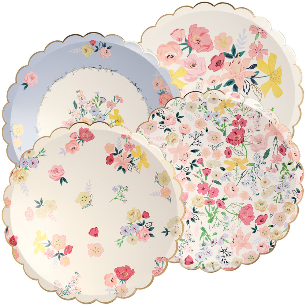 English Garden Floral Party Supplies