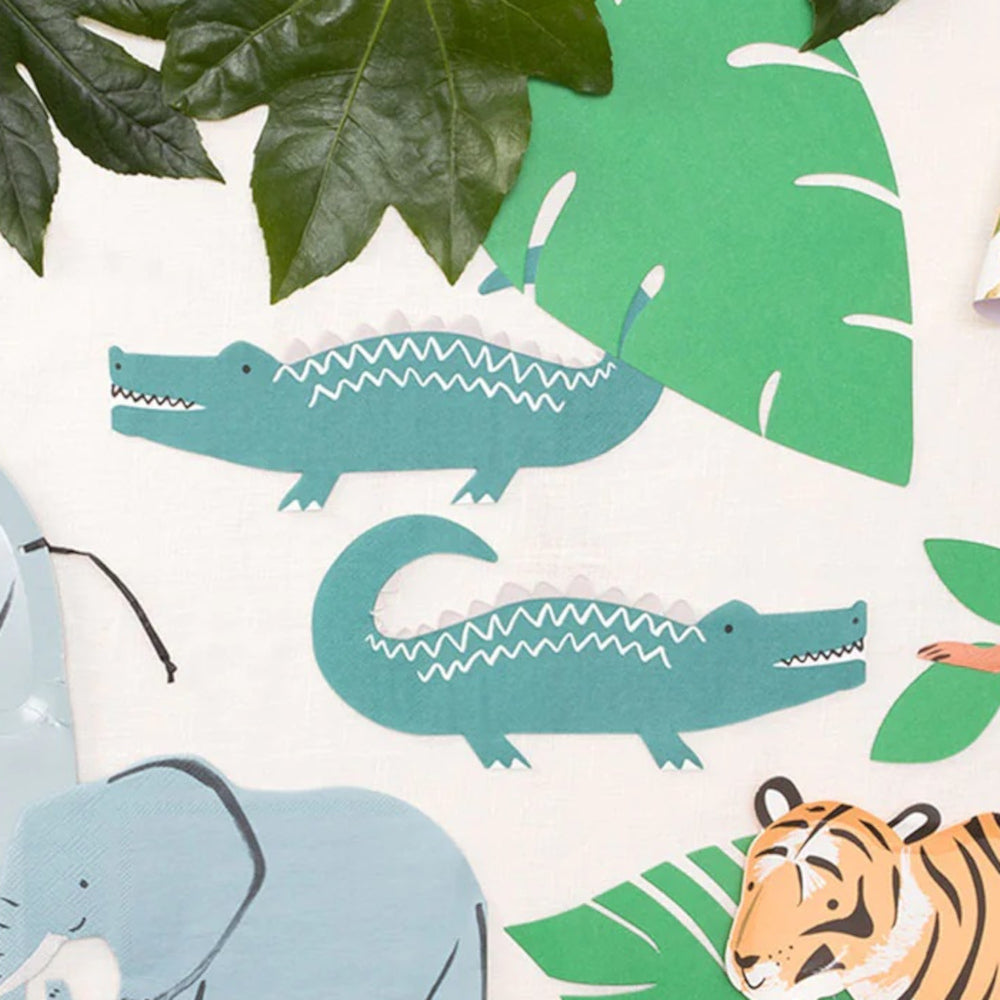 Safari Animals Party Decorations and Tableware