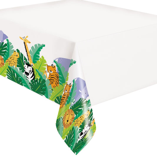 Animal Safari Plastic Table Cover