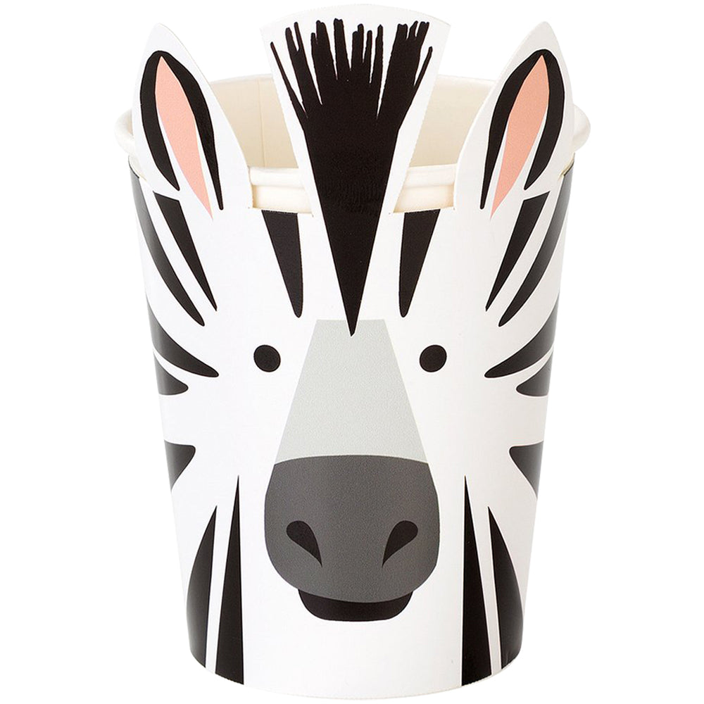 Party Animals Zebra Cups
