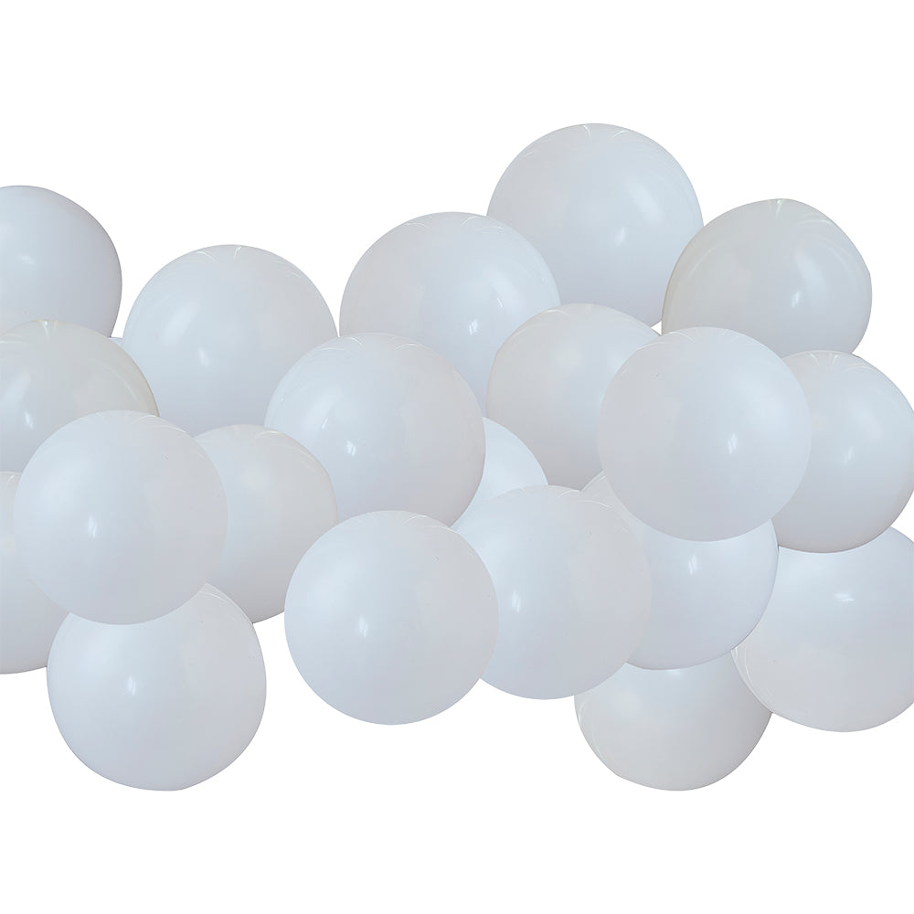 White Balloon Mosaic Balloon Pack