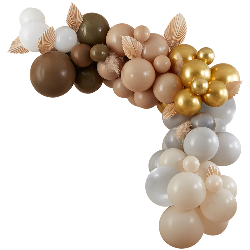Taupe, Brown & Nude Balloon Arch Kit