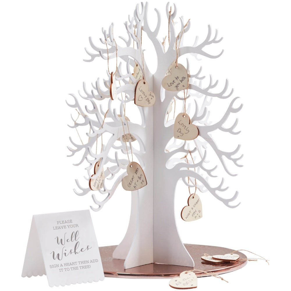 Wooden Wishing Tree Wedding Guest Book Alternative
