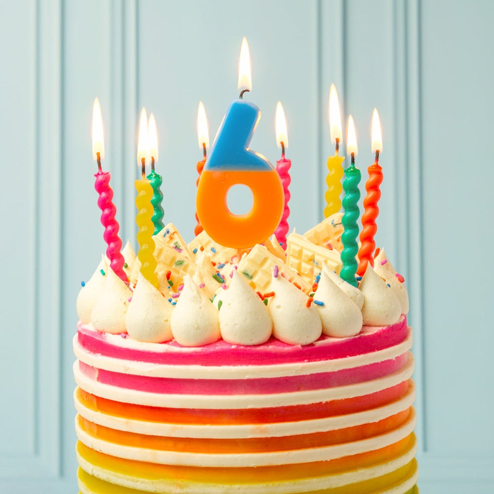 Birthday Brights Twirl Candles