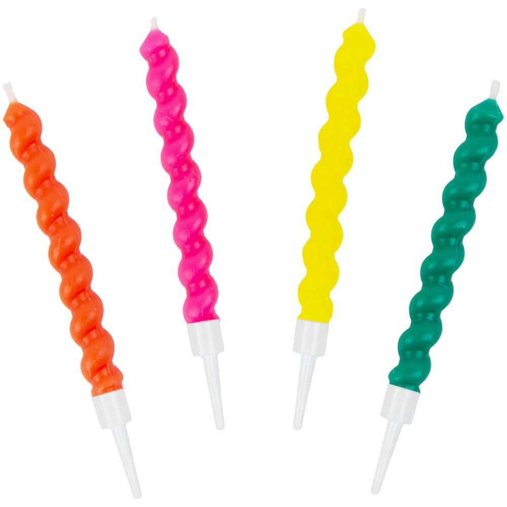 Birthday Brights Twirl Candles