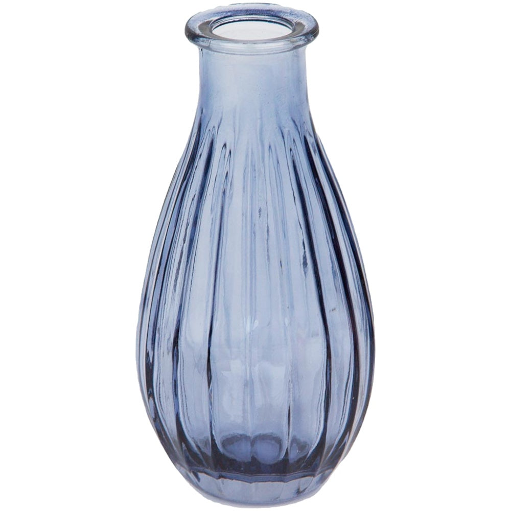 Boho Navy Glass Bud Vase
