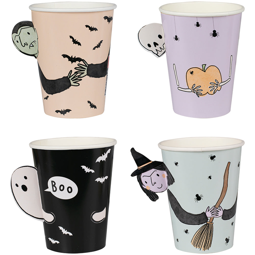 Character Halloween Paper Party Cups