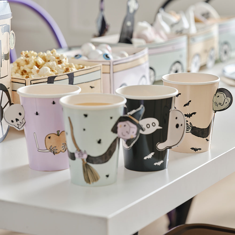 Character Halloween Paper Party Cups