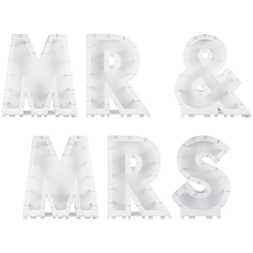 Mr & Mrs Balloon Mosaic Stand