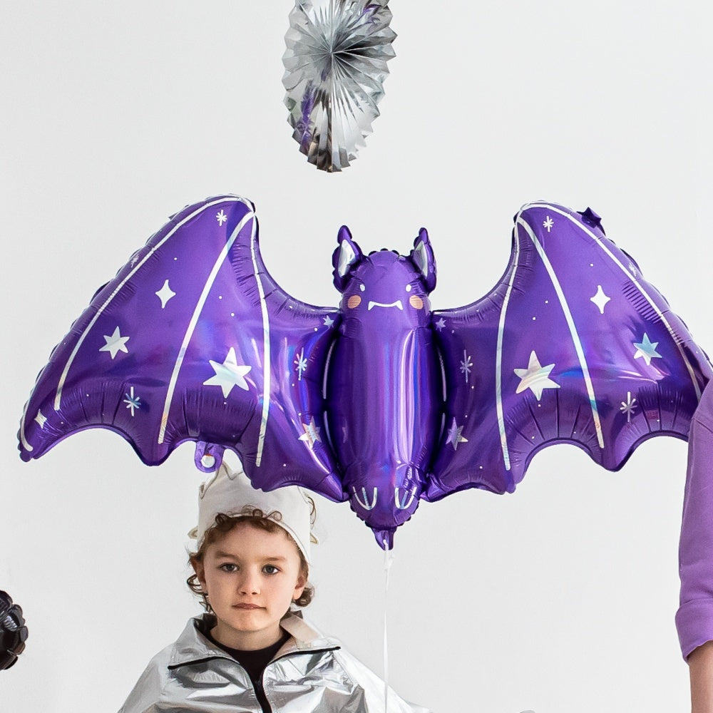 Purple Bat Foil Balloon