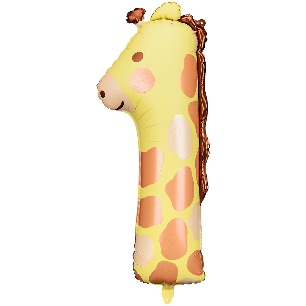 Animal Foil Balloon Number 1 - Giraffe
