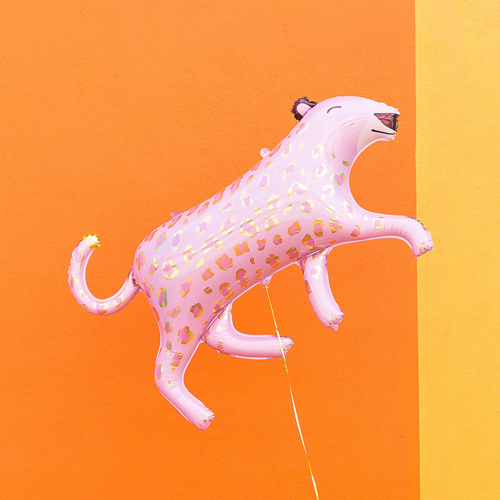 Pink Leopard Foil Balloon