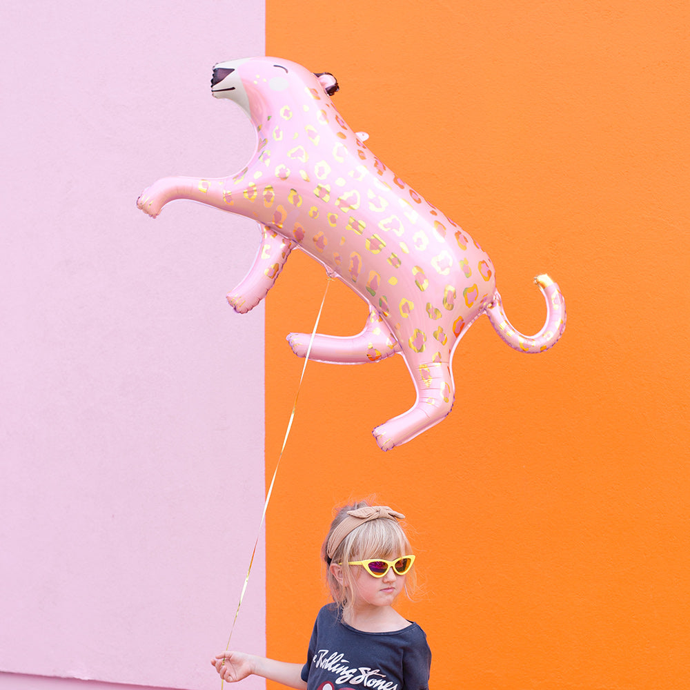 Pink Leopard Foil Balloon