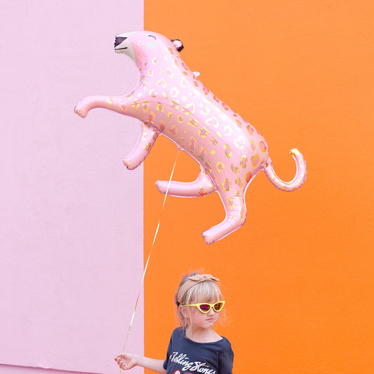 Pink Leopard Foil Balloon