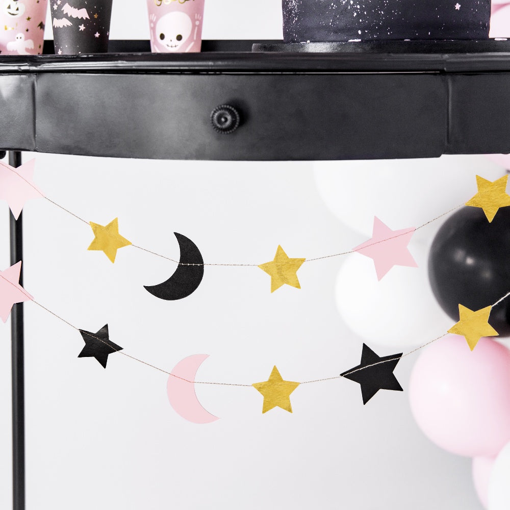 Stars & Moons Paper Garland