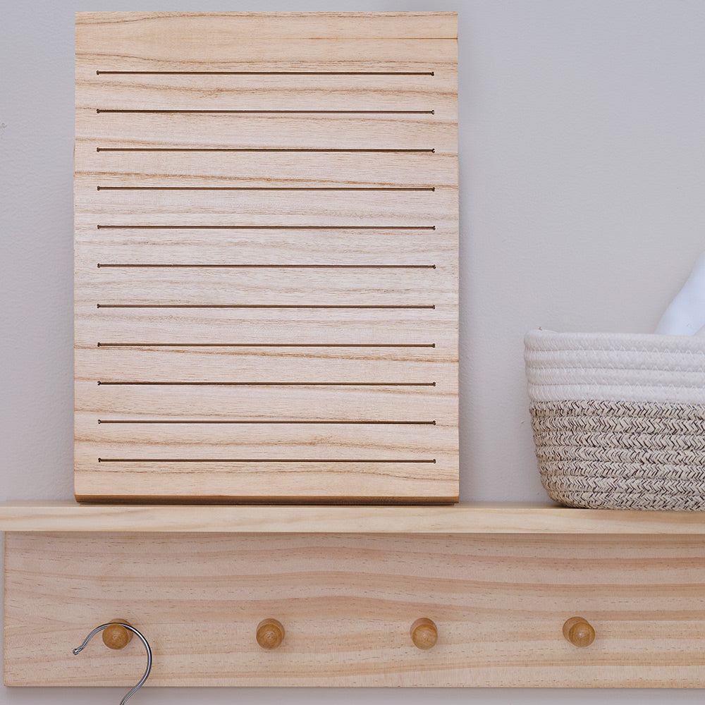 Wooden Letter Board with Letters