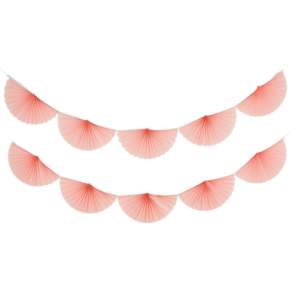 Pink Fan Garland