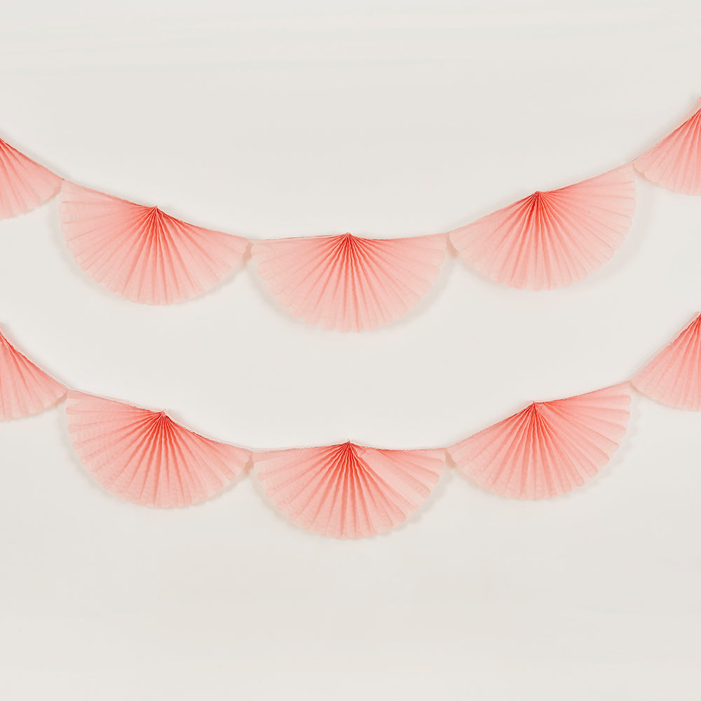 Pink Fan Garland