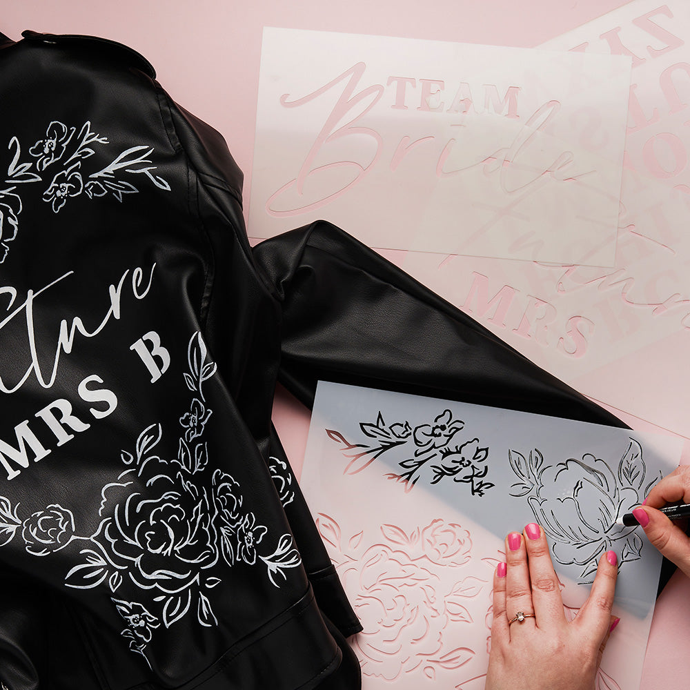 Bride To Be Stencil Set