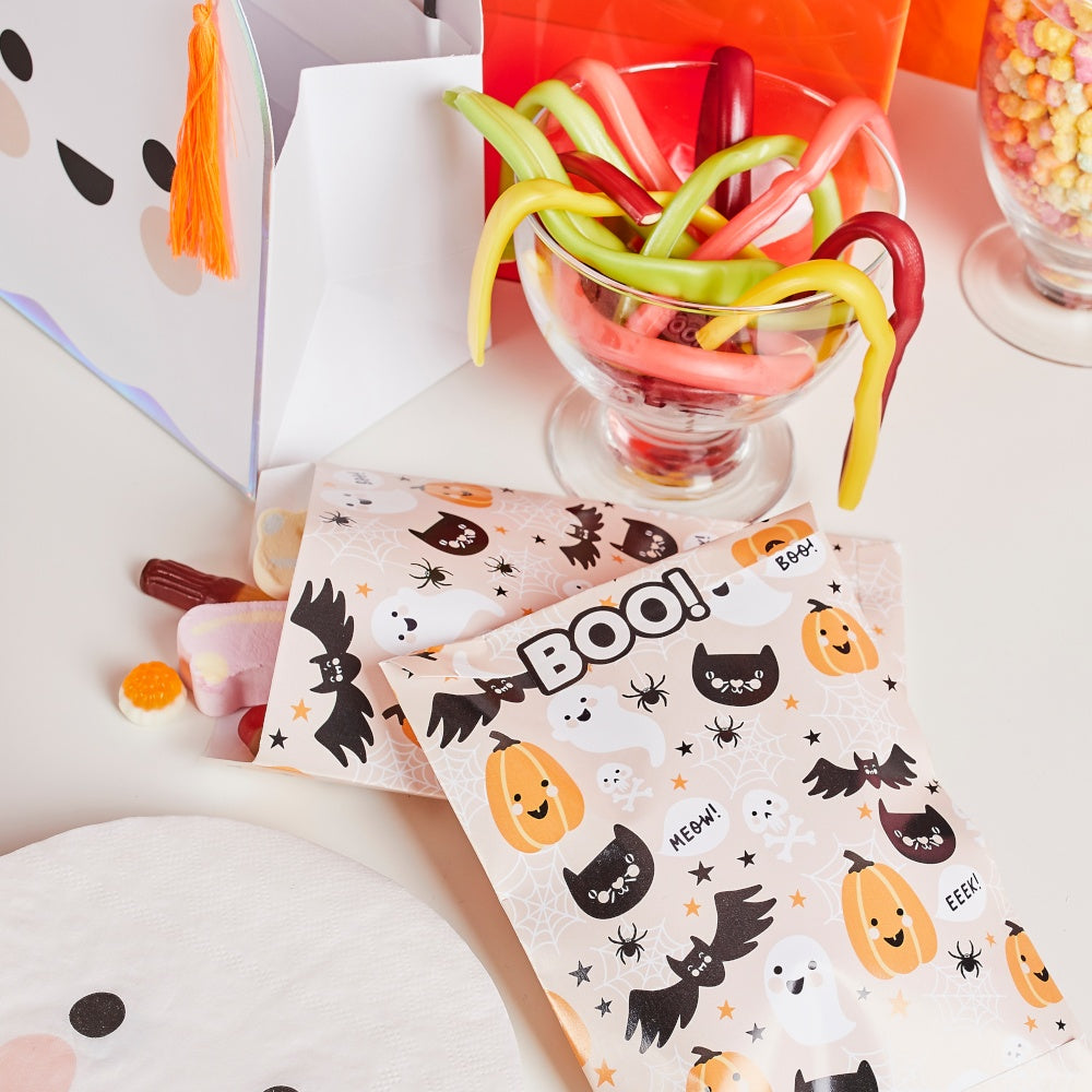 Halloween Character Trick or Treat Bags & Sticker Sheet