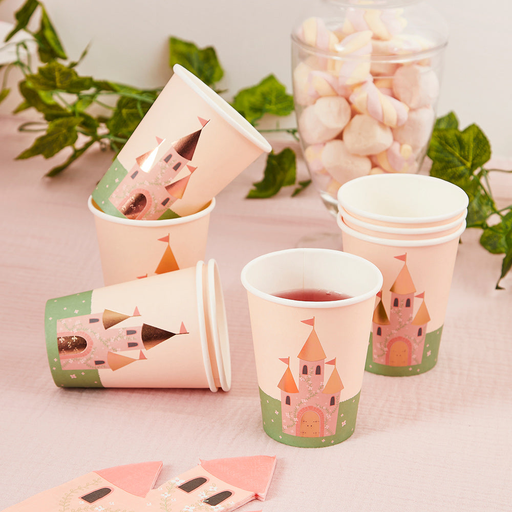 Princess Castle Paper Cups