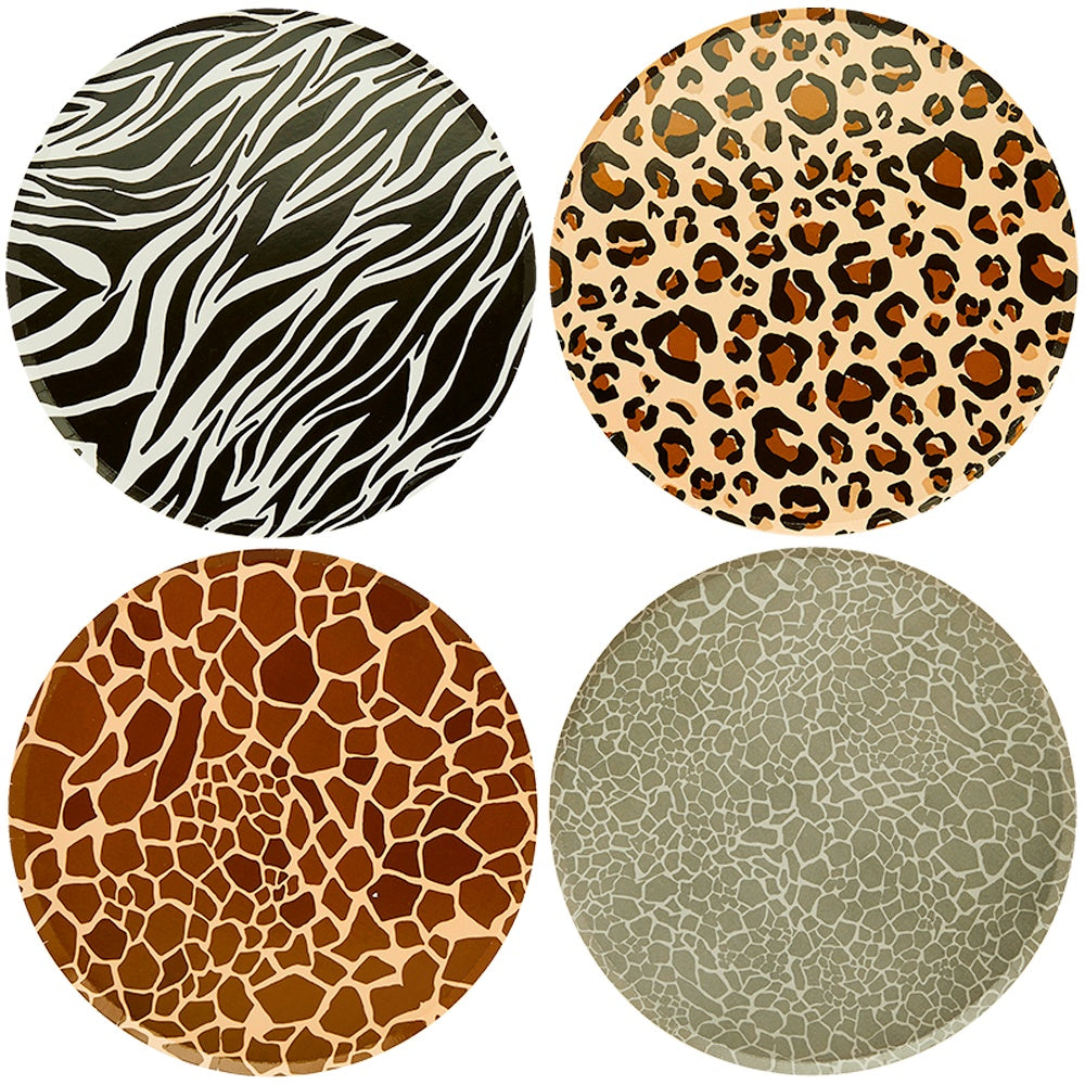 Safari Animal Print Paper Plates
