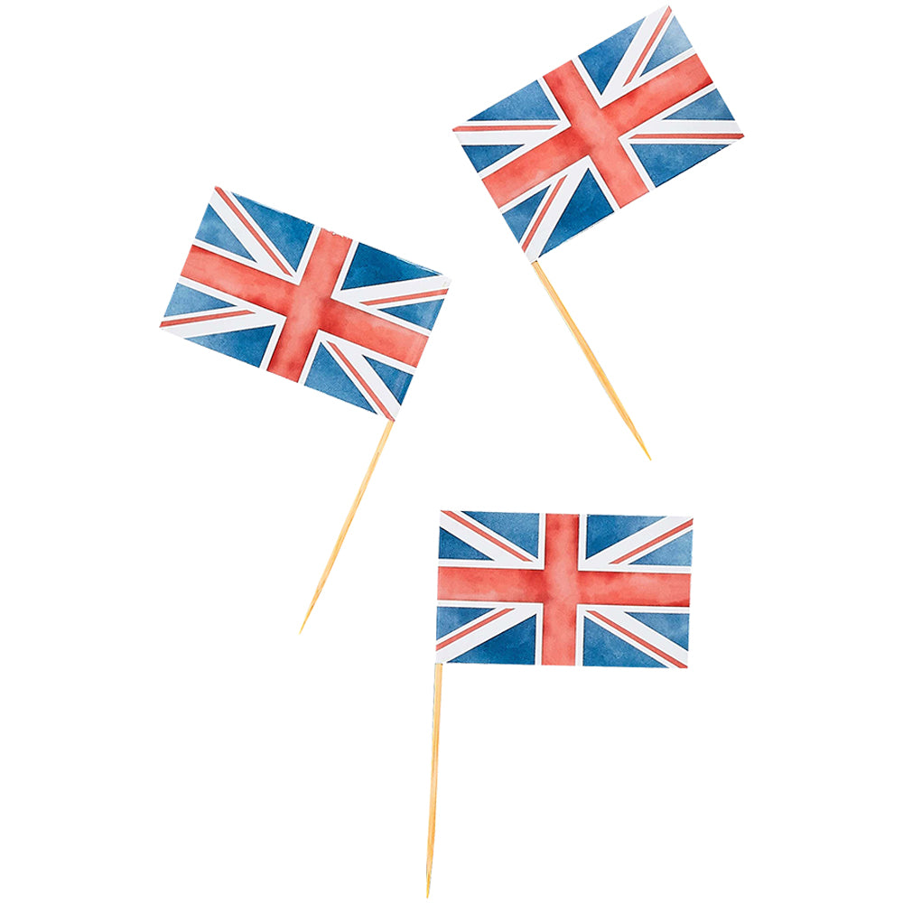 Union Jack Food Picks