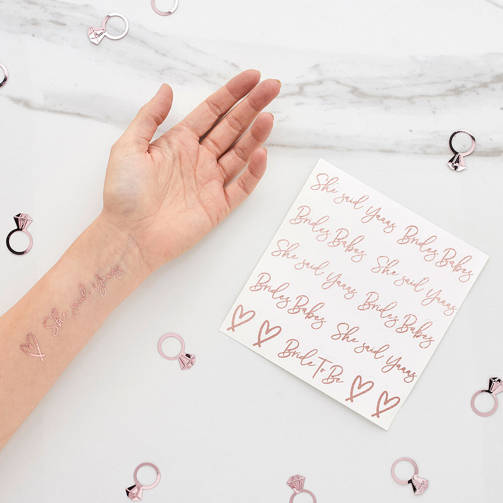 She Said Yaaas Temporary Tattoos