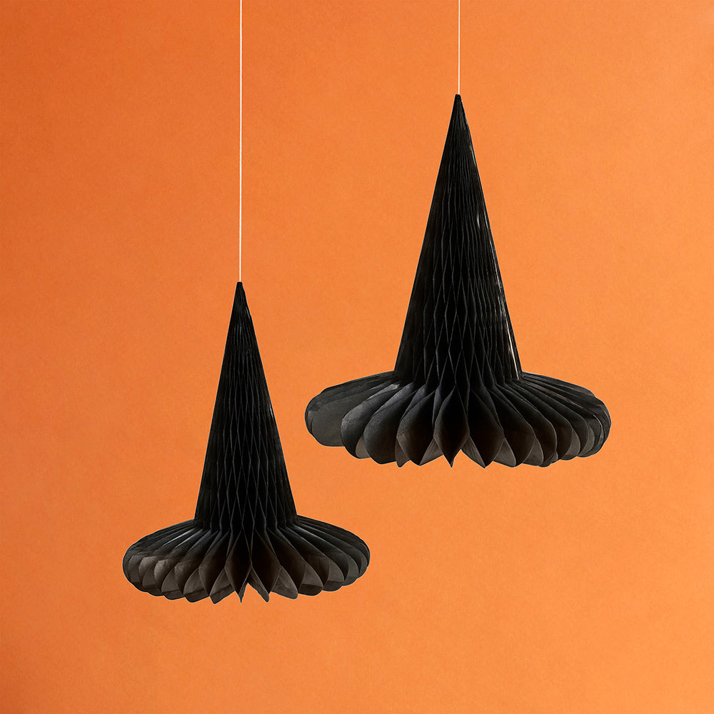 Witch Hat Honeycomb Hanging Decorations