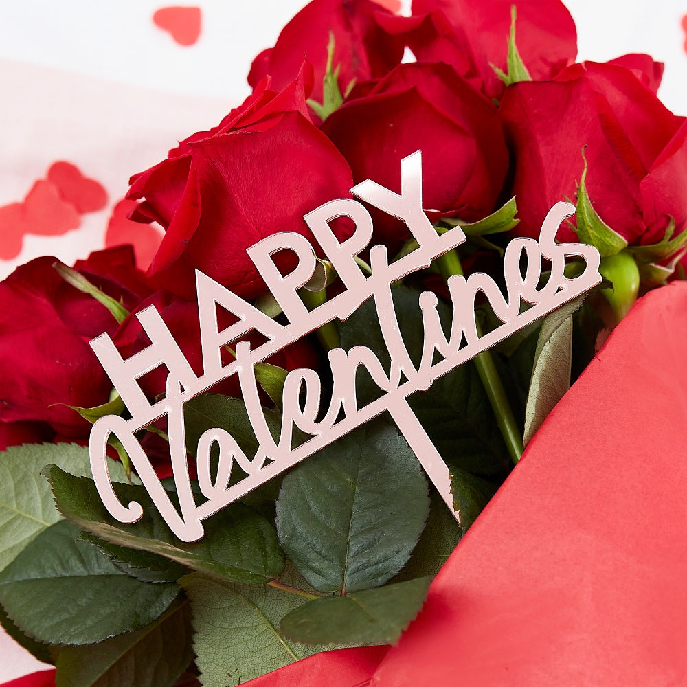 Valentines Flower Bouquet Decoration