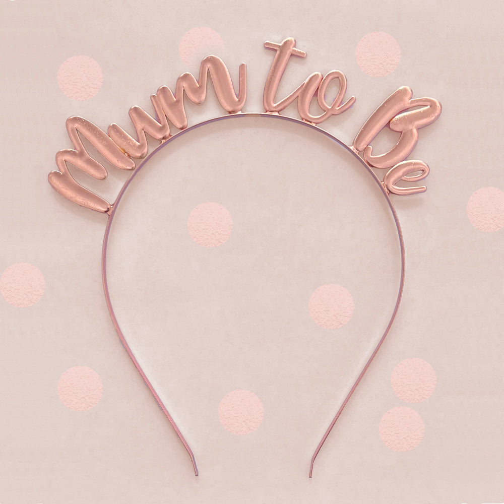 Rose Gold Mum to Be Headband